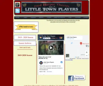 Littletownplayers.com(Little Town Players) Screenshot