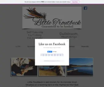 Littletroutbeck.com(Dullstroom Fly Fishing Accommodation) Screenshot