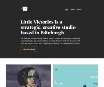 Littlevictori.es(Design, communication and marketing) Screenshot