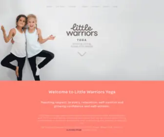 Littlewarriorsyoga.com.au(Yoga For Kids) Screenshot