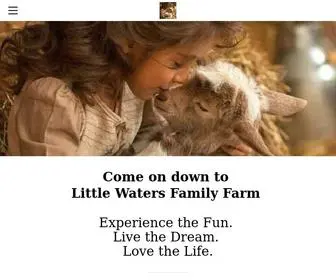 Littlewatersfamilyfarm.ca(FARM TOURS/GOAT CUDDLES/HAYRIDES/PARTIES/COTTAGE AND STORAGE UNIT RENTALS) Screenshot