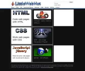 Littlewebhut.com(Little Web Hut) Screenshot