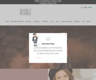 Littlewomentoo.com(Little women too) Screenshot