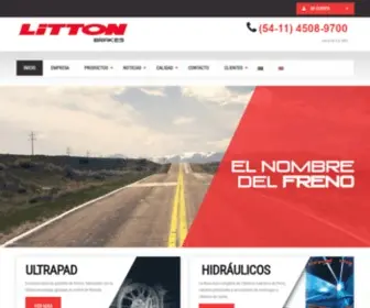 Littonpads.com(LITTON Brakes) Screenshot