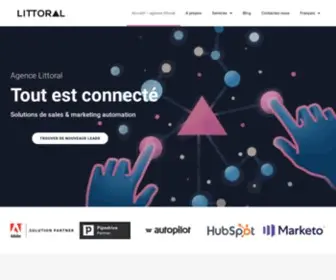 Littoral.co(Agence Littoral) Screenshot