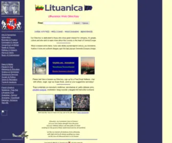 Lituanica.com(Lithuanian Web Directory) Screenshot