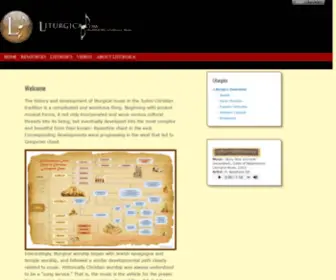 Liturgica.com(Liturgical Music) Screenshot