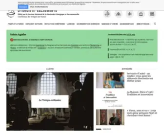 Liturgiecatholique.fr(Portail de la Liturgie Catholique) Screenshot