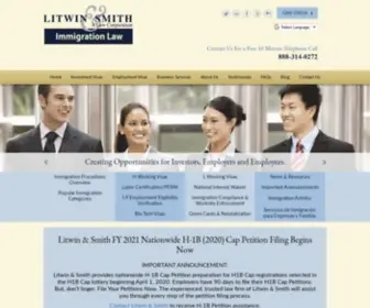 Litwinlaw.com(San Francisco Immigration Attorney) Screenshot