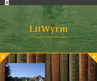 Litwyrm.com(A Treasury of Literary Discussion) Screenshot