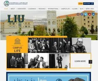 Liu.edu.lb(LIU University) Screenshot