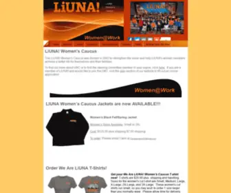 Liunawomen.org(LIUNA Women's Caucus Home) Screenshot