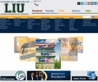 Liusystem.info(LIU) Screenshot