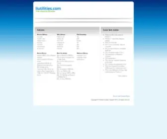 Liutilities.com(Free Windows Resource Libraries and Tech Articles) Screenshot