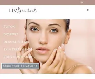 Liv-Beautiful.com('Empowering Confidence and Beauty for Women and Men) Screenshot