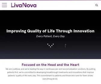 Livanova.com(Neuromodulation & Cardiovascular Medical Device Products) Screenshot