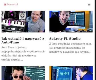 Live-ACT.pl(Produkcja Muzyki) Screenshot