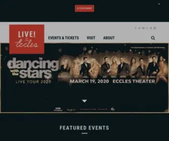 Live-AT-The-Eccles.com(Live at the Eccles) Screenshot