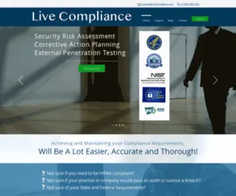 Live-Compliance.com(Compliance and Risk Management) Screenshot