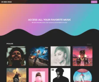 Live-Music-Stream.club(Access All Your Favorite Music) Screenshot