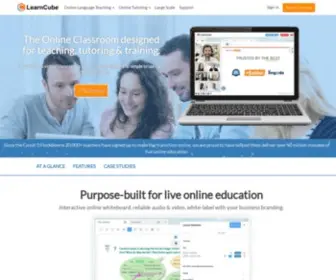 Live-Online-Classes.com(Award winning virtual classroom software for teaching online) Screenshot