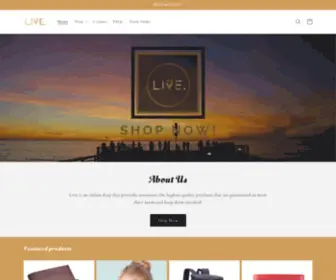 Live-Onlineshop.com(Live) Screenshot