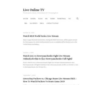 Live-Onlinetv247.com(Live Onlinetv 247) Screenshot