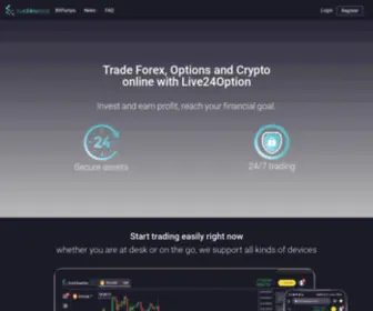 Live24Option.com(Live 24 Option) Screenshot