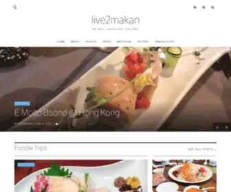 Live2Makan.com(Eat Well) Screenshot