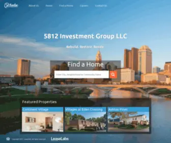 Live5812.com(5812 INVESTMENT GROUP LLC) Screenshot