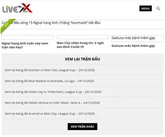 Live7X.com(Trực Tiếp Bóng Đá Kèo Nhà Cái) Screenshot