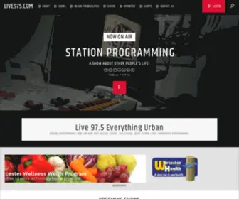 Live975.com(Everything Urban) Screenshot