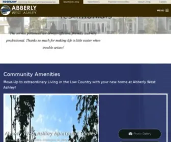 Liveabberlywestashley.com(Apartments in West Ashley) Screenshot