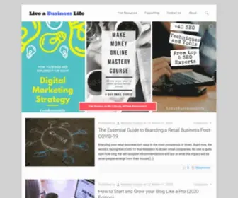 Liveabusinesslife.com(Live a Business Life) Screenshot