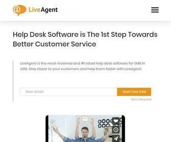 Liveagent.com(Simple Customer Support Software for Teams) Screenshot