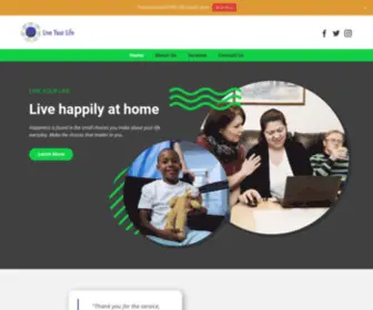 Livealifeathome.org(Live Your Life) Screenshot