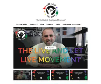 Liveandletlive.org(The Live and Let Live Movement) Screenshot