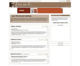 Liveasif.org(Devotionals) Screenshot