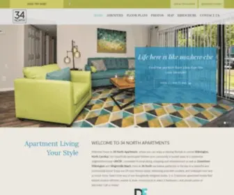 Liveat34North.com(34 North Apartments) Screenshot