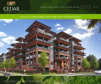 Liveatcedarcreek.com(Cedar Creek Burnaby in South Burnaby) Screenshot