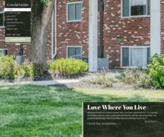 Liveatcolonialgarden.com(Apartments for Rent in Newark) Screenshot