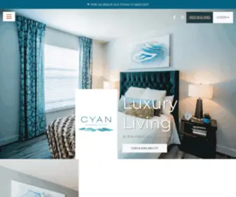 Liveatcyan.com(Cyan at Green Valley) Screenshot