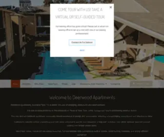 Liveatdeerwood.com(Apartments in Tyler) Screenshot