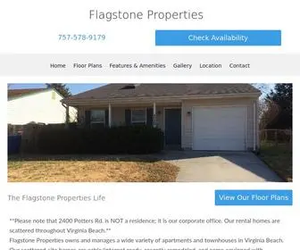 Liveatflagstoneproperties.com(Please note that 2400 Potters Rd) Screenshot