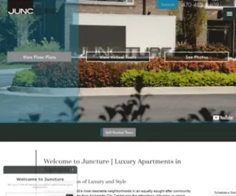 Liveatjuncture.com(Alpharetta, GA Apartments for Rent near Milton) Screenshot