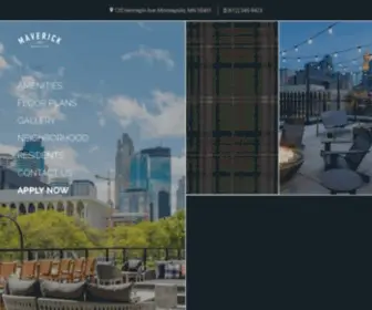Liveatmaverick.com(Downtown Minneapolis Apartments) Screenshot