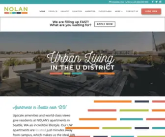 Liveatnolan.com(Apartments in Seattle) Screenshot