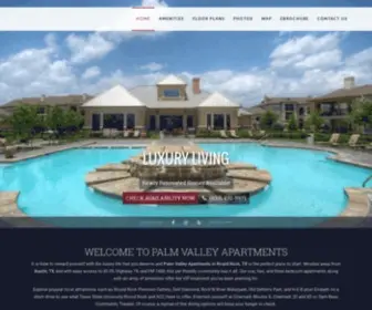 Liveatpalmvalley.com(Apartments in Round Rock) Screenshot