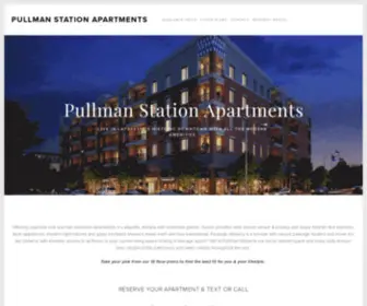 Liveatpullman.com(Pullman Station apartments) Screenshot