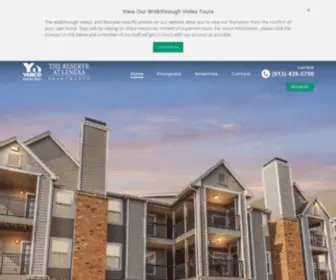 Liveatreserveapts.com(The Reserve at Lenexa Apartments) Screenshot